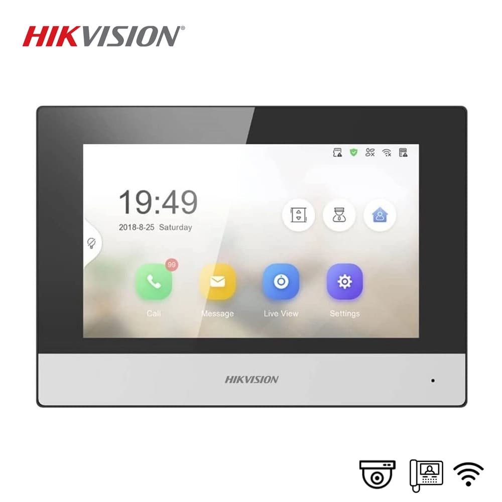 Hikvision DS-KH6320-WTE1 7" Daire İçi İnterkom Monitörü - Image 1