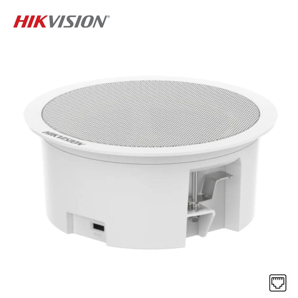 Hikvision DS-QAZ1206G1-BE 6W Network Tavan Hoparlörü - Image 1